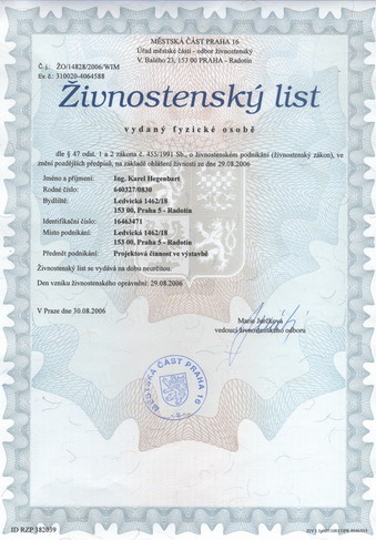 zivnost. list